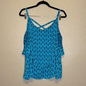 Torrid tiered tank top
